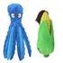 Crinkle Dog Toy Octopus with Corn